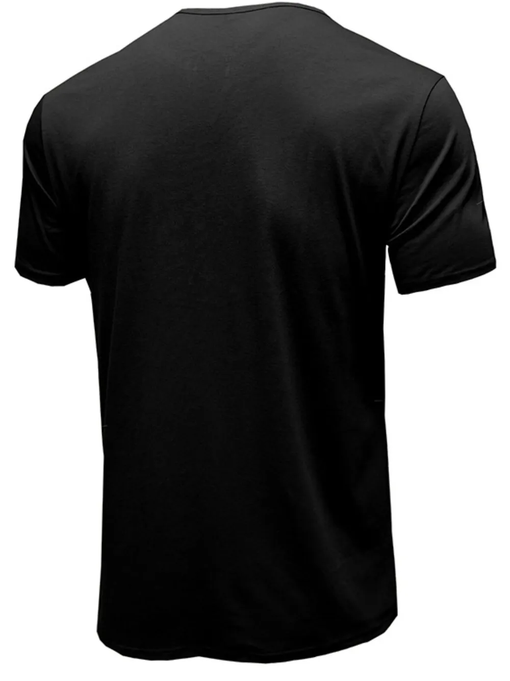 Men's Classic Henley Short Sleeve Polo Shirt, image 4
