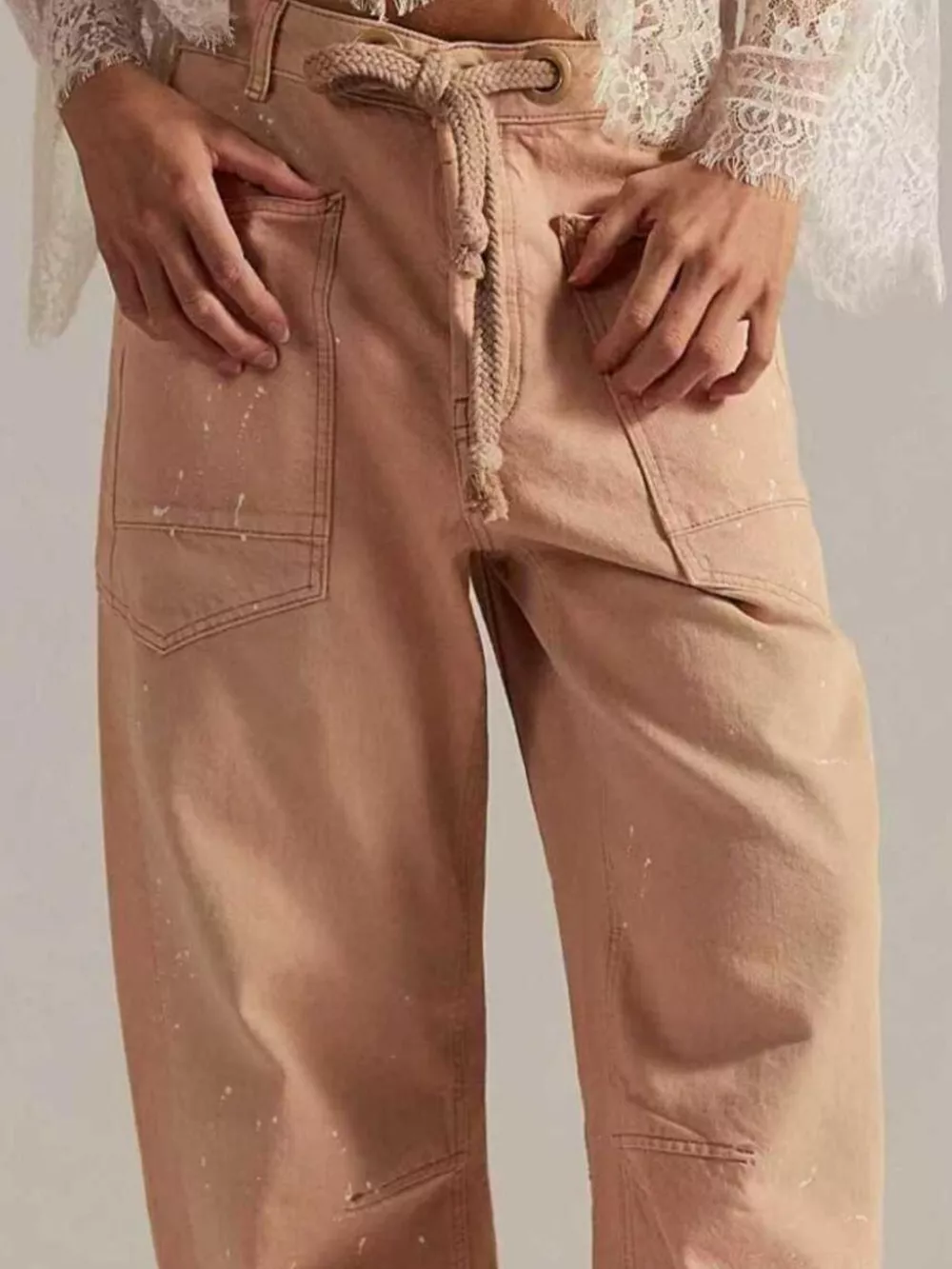 Washed Relaxed Fit Jeans, image 6