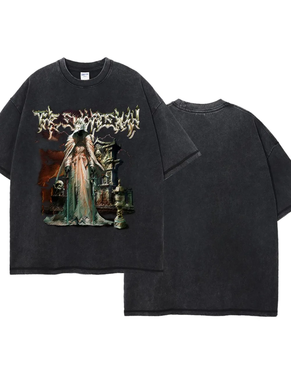 Men's Graphic Round Neck Half Sleeve T-Shirt, image 5