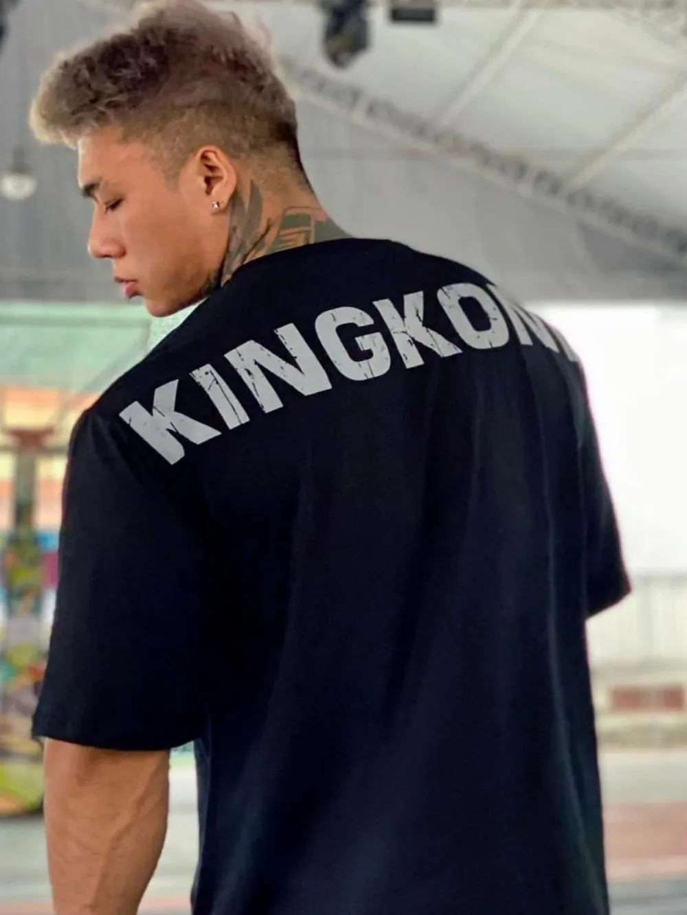 Men's Plus Size KING KONG Round Neck T-Shirt