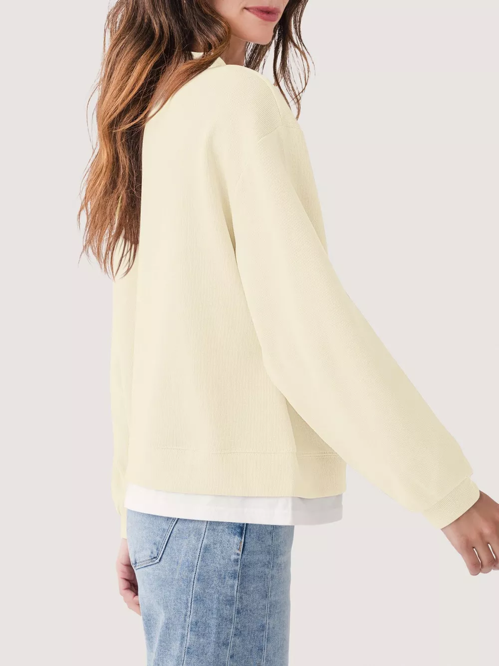 Oversized Crew Neck Sweatshirt, image 12