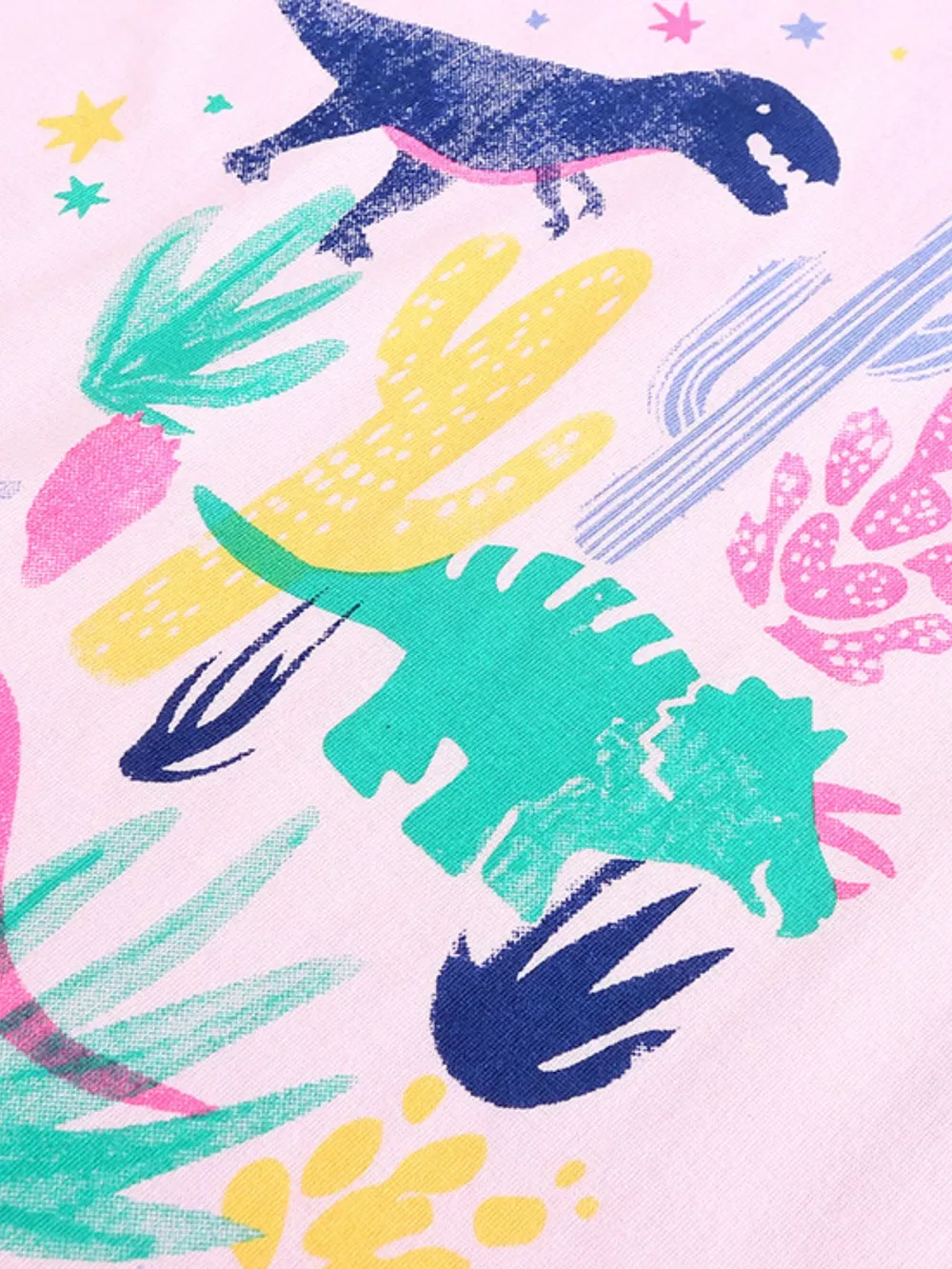 Children's Ruffled Dinosaur Top and Shorts Set, image 2