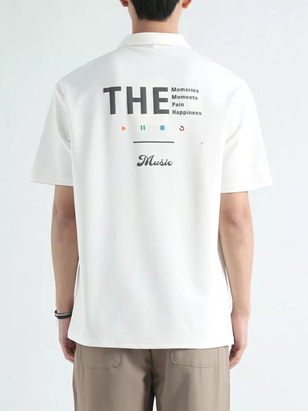 Men's Plus Size Button Detail Short Sleeve Polo, image 8