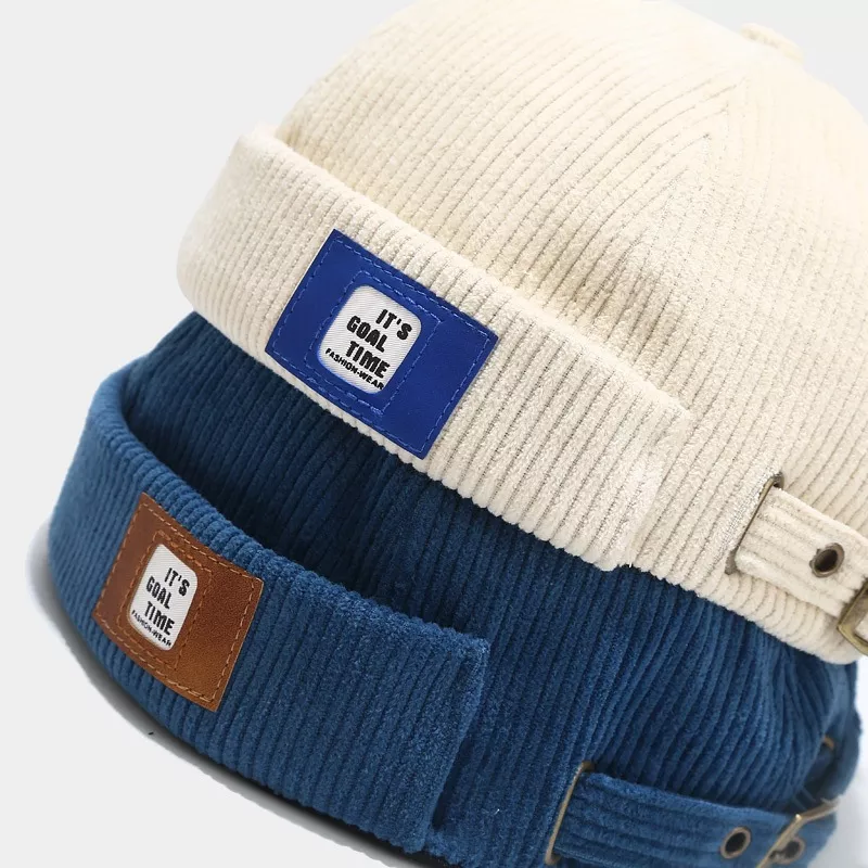 Corduroy Buckle Adjustable Hat, image 8