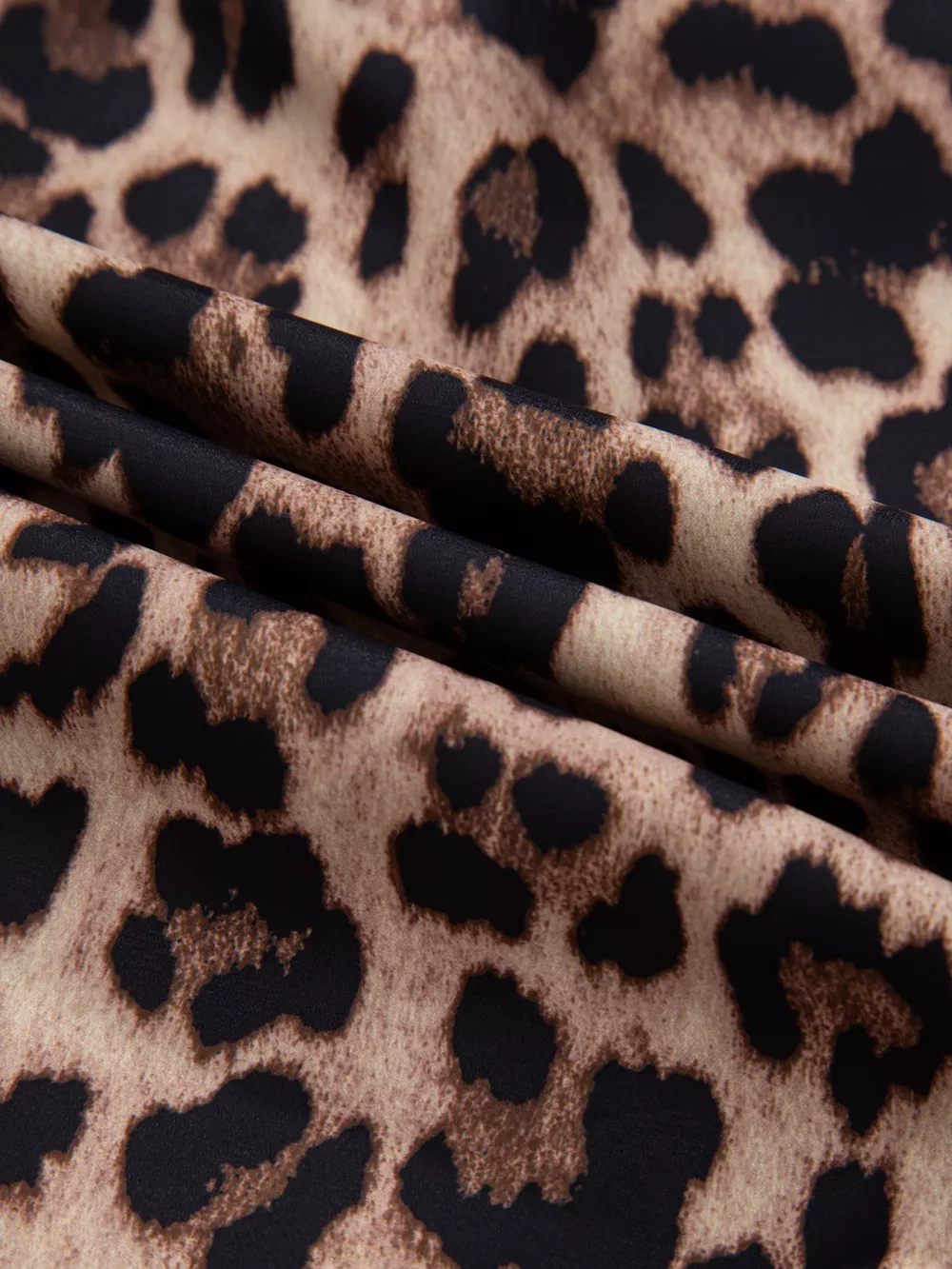 Leopard Print Lace Trim Short Sleeve Shirt, image 13