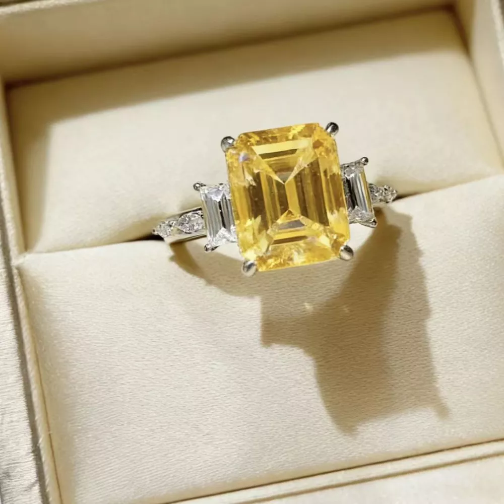5 Carat Moissanite 925 Sterling Silver Ring