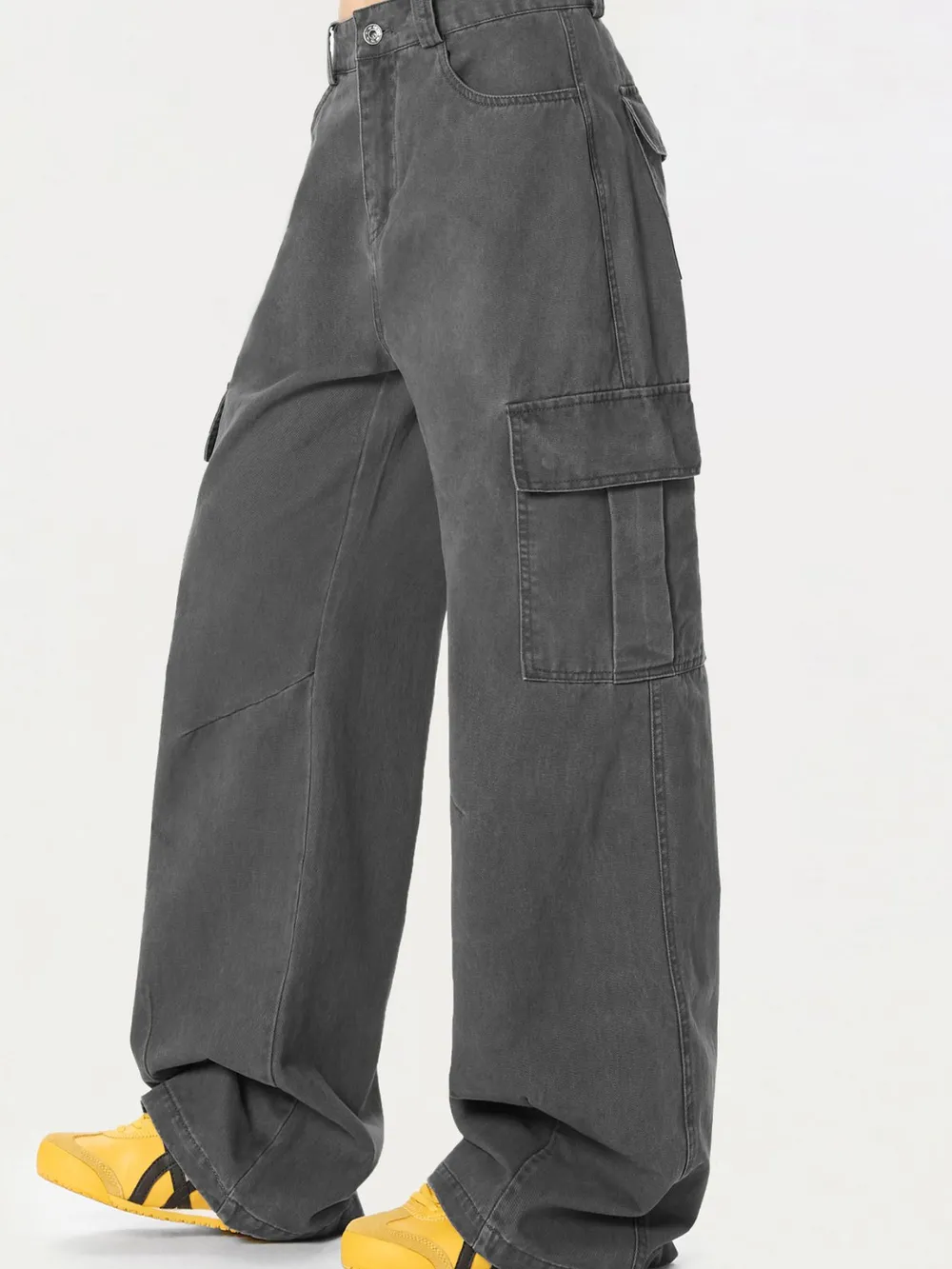 Men's Cargo Wide Leg Utility Pants, image 6