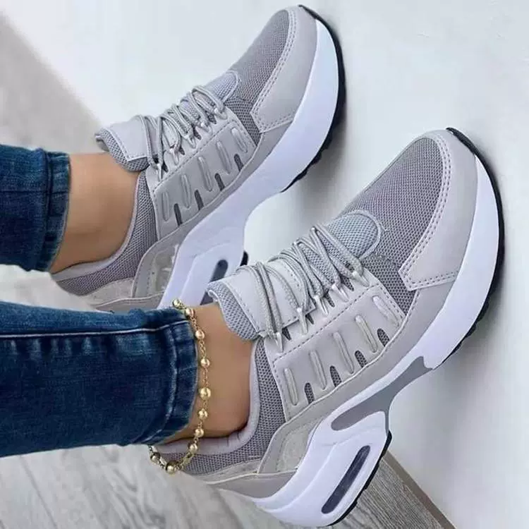 Lace Up Round Toe Sneakers, image 9