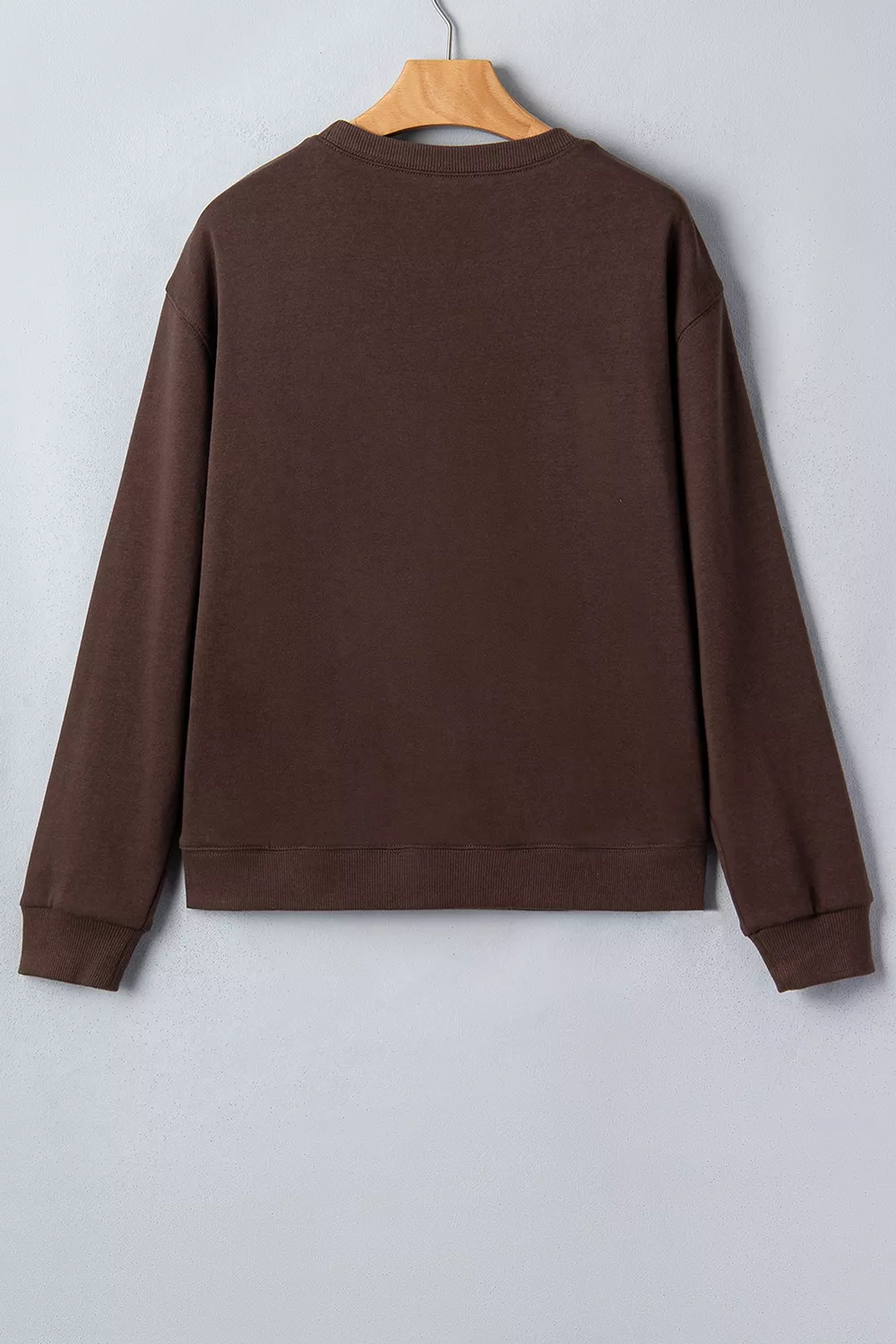 Plaid 'PRAY' Crew Neck Sweatshirt, image 10