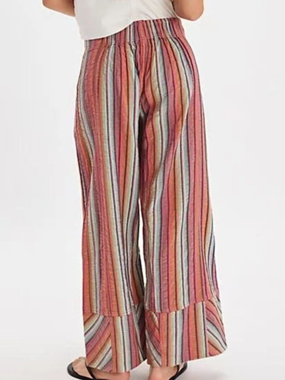 Striped Wide Leg Pants, image 3