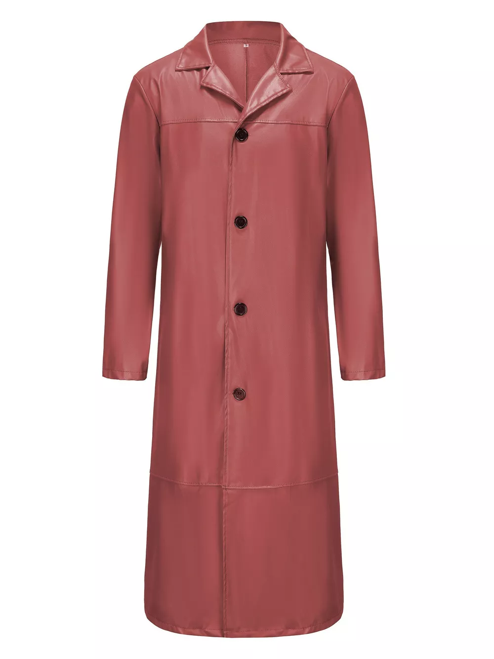 Men's Full Size Button Up Long Sleeve Longline Jacket Plus Size, image 11