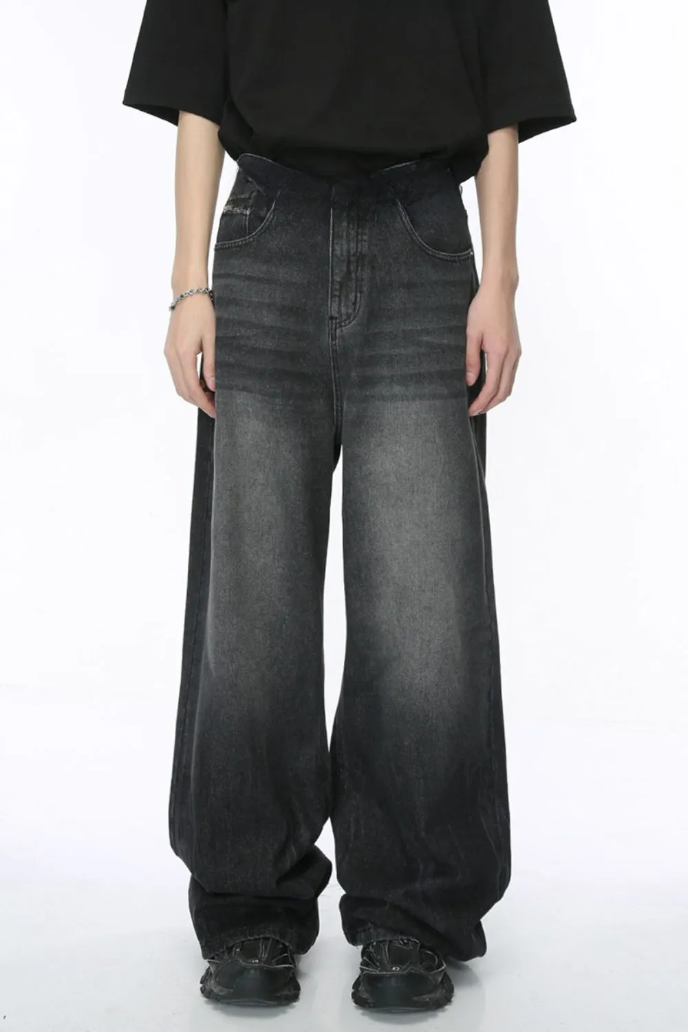 Wide Leg Jeans with Pockets, image 2