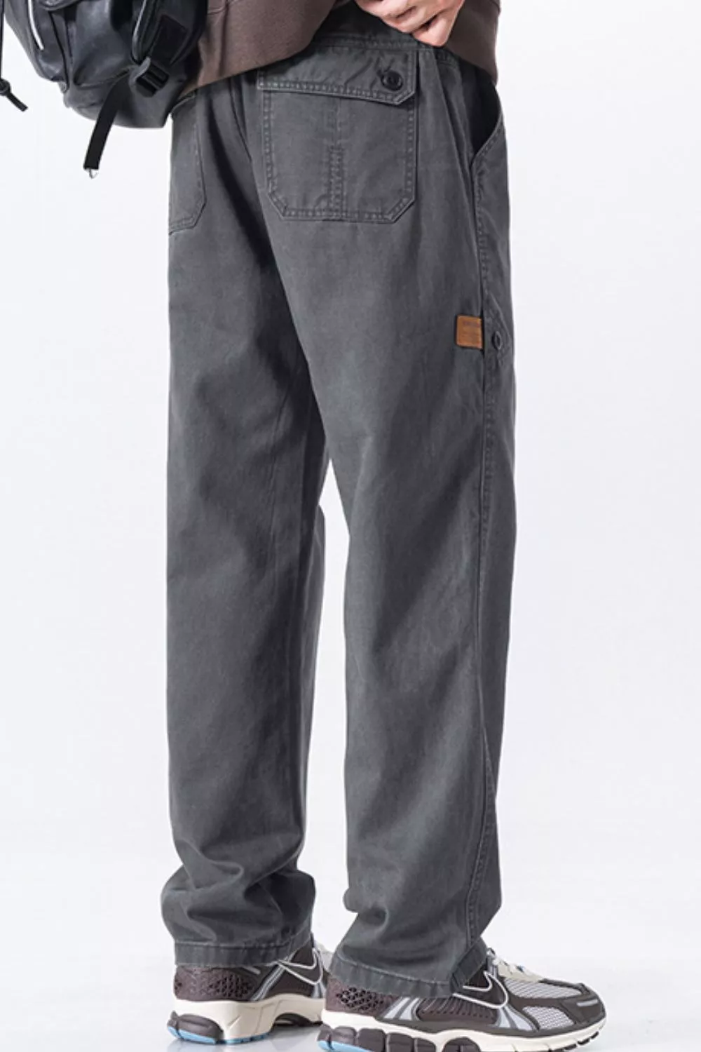 Men's Plus Size Wide Leg Pants, image 5