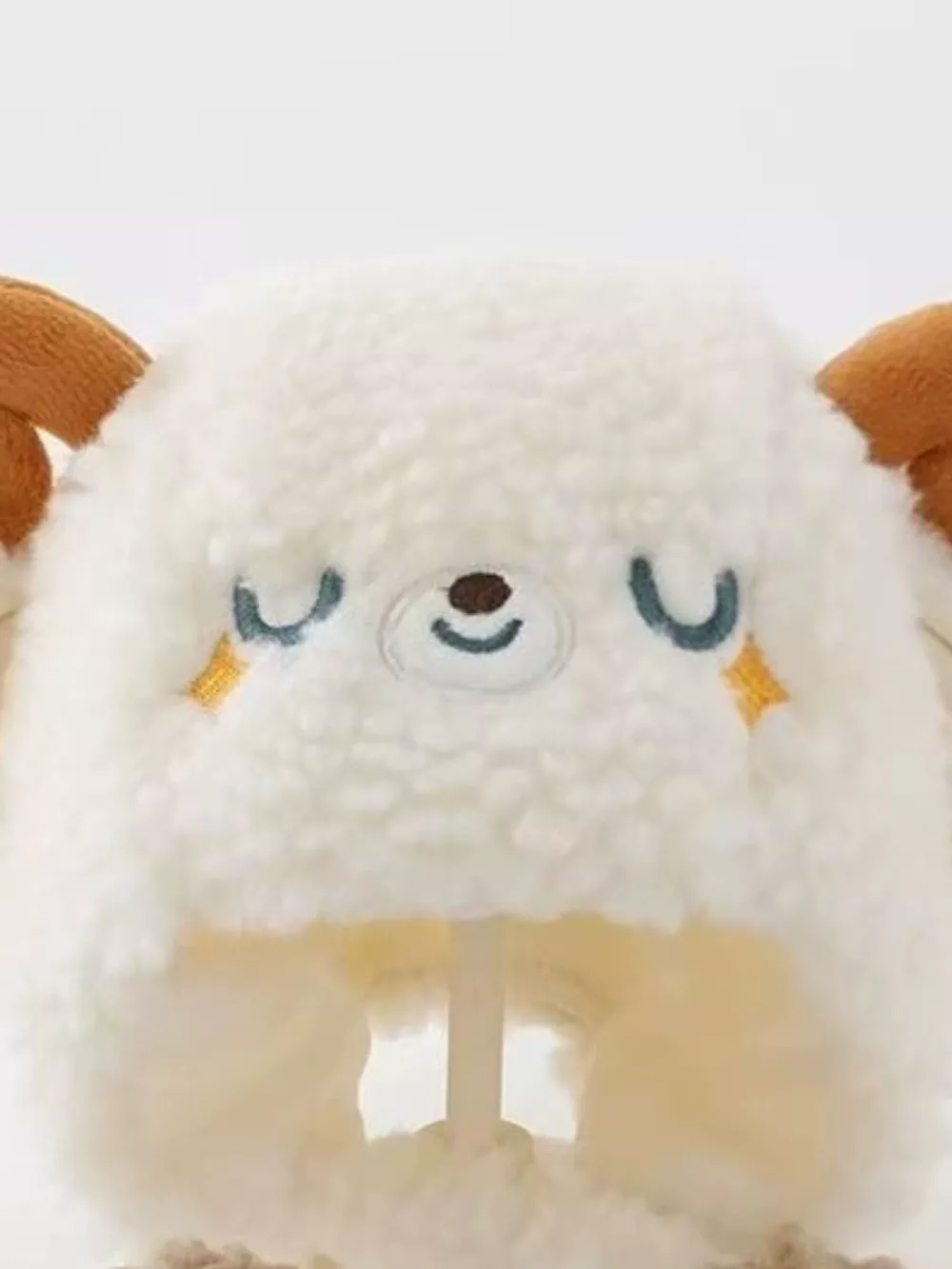 Children's Cute Lamb Plush Hat, image 8