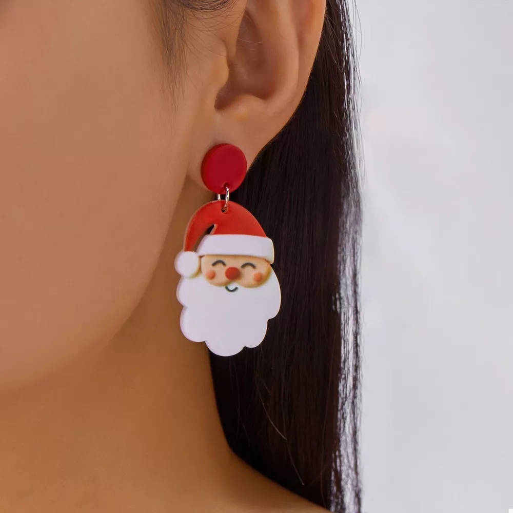 Christmas Acrylic Dangle Earrings, image 3