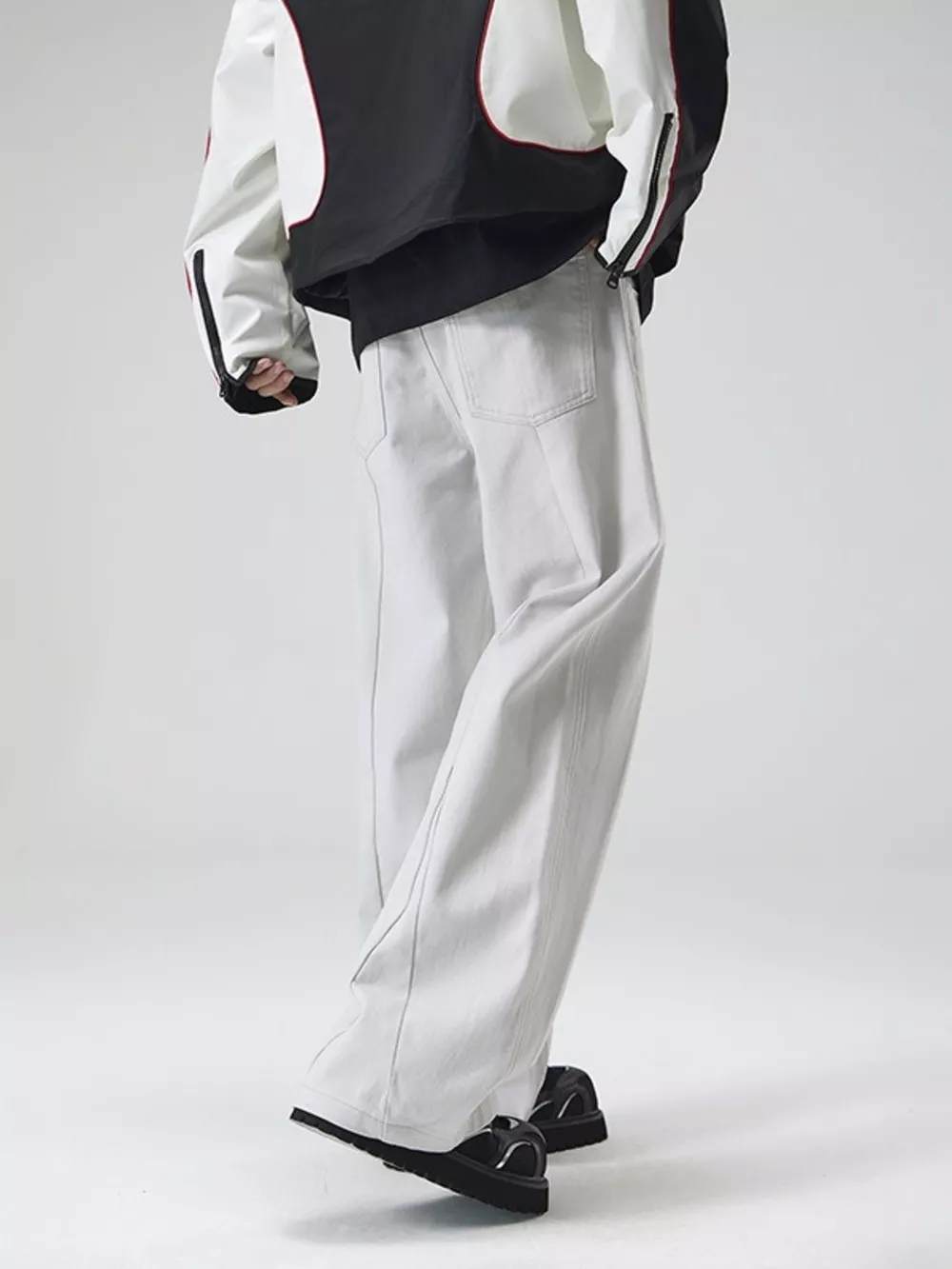 Men's Wide Leg Jeans, image 6