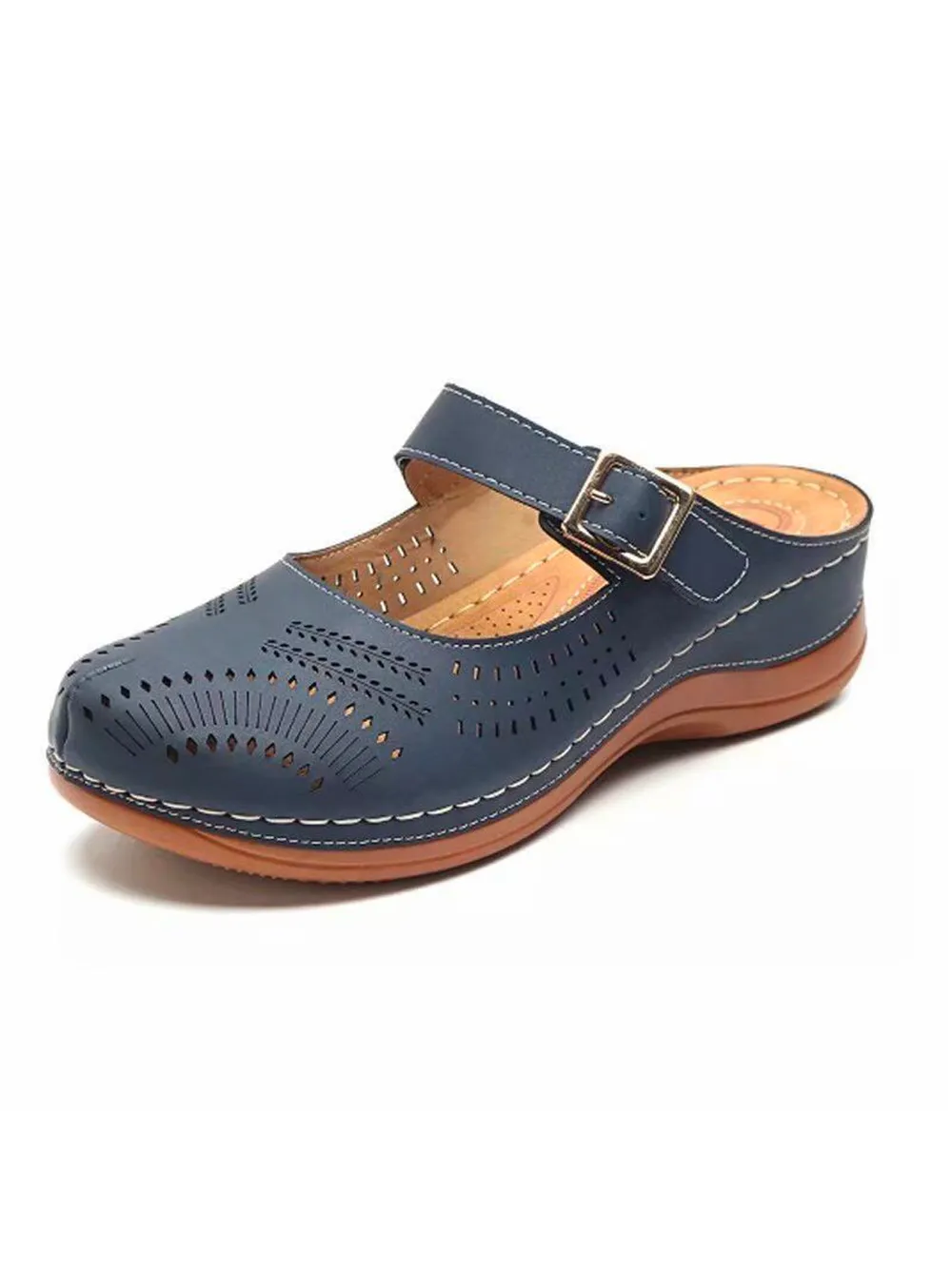 Adjustable Buckle Strap Sandals, image 5