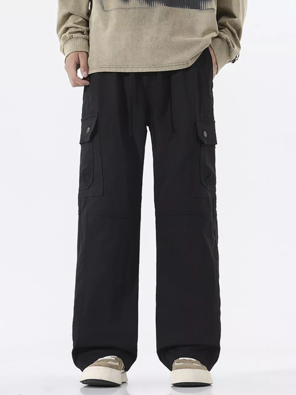 Men's Full Size Multi-Pocket Cargo Utility Pants Plus Size, image 6