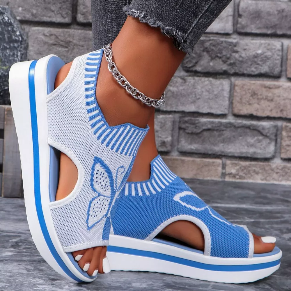 Open Toe Wedge Sandals, image 6