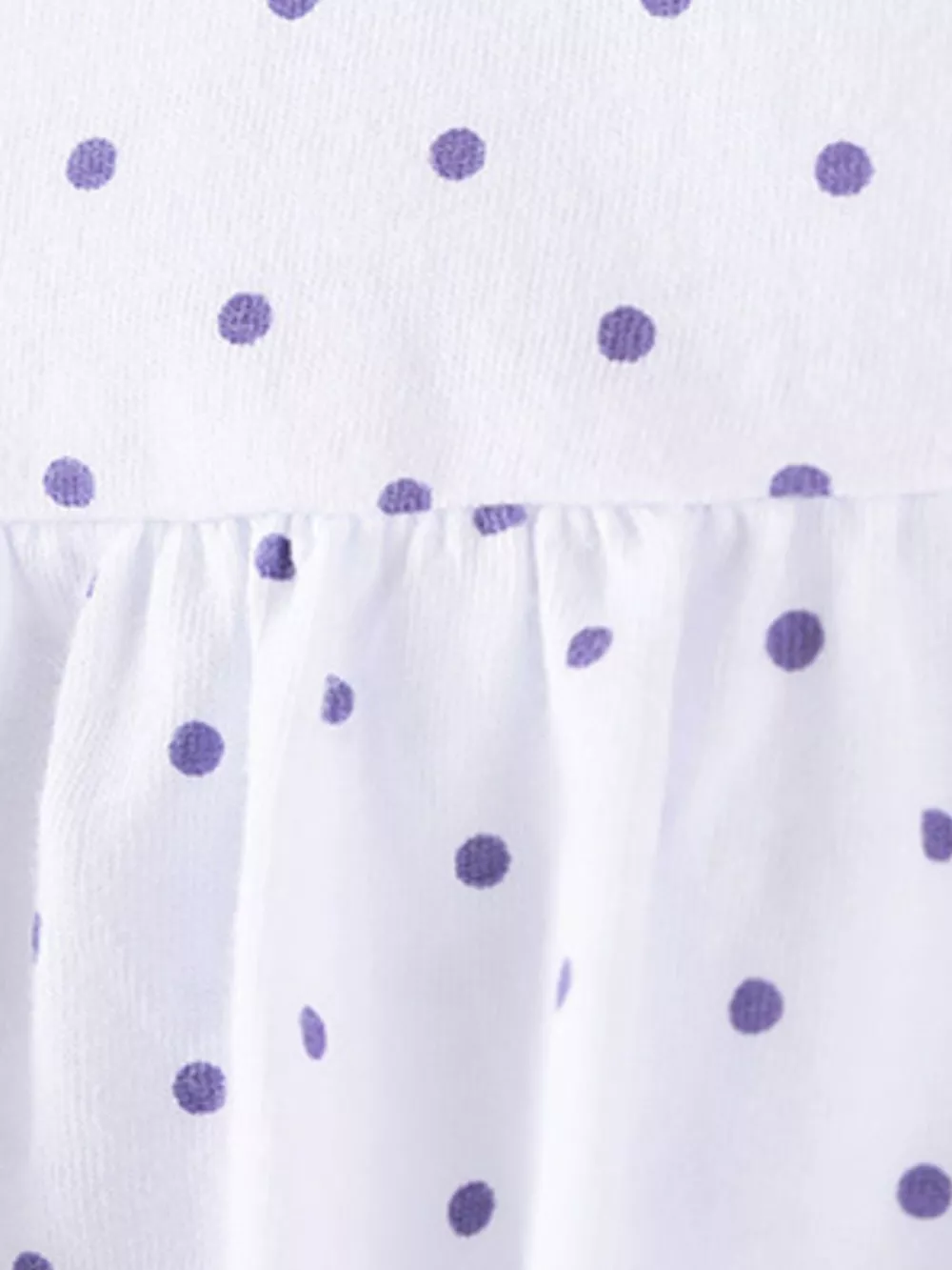 Children's Cat Polka Dot Peplum Top and Solid Leggings Set, image 4