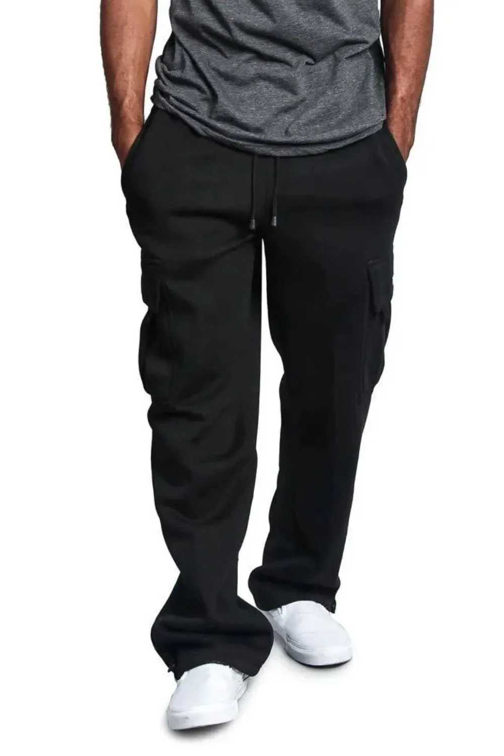 Men's Full Size Drawstring Pants Plus Size, image 3
