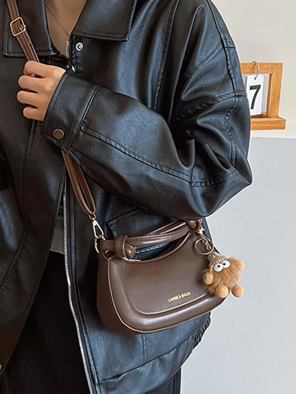 PU Leather Crossbody Bag, image 8