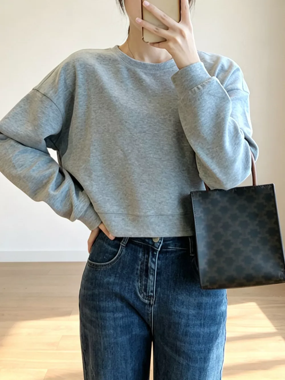 Crew Neck  Drop Shoulder Sweatshirt, image 19