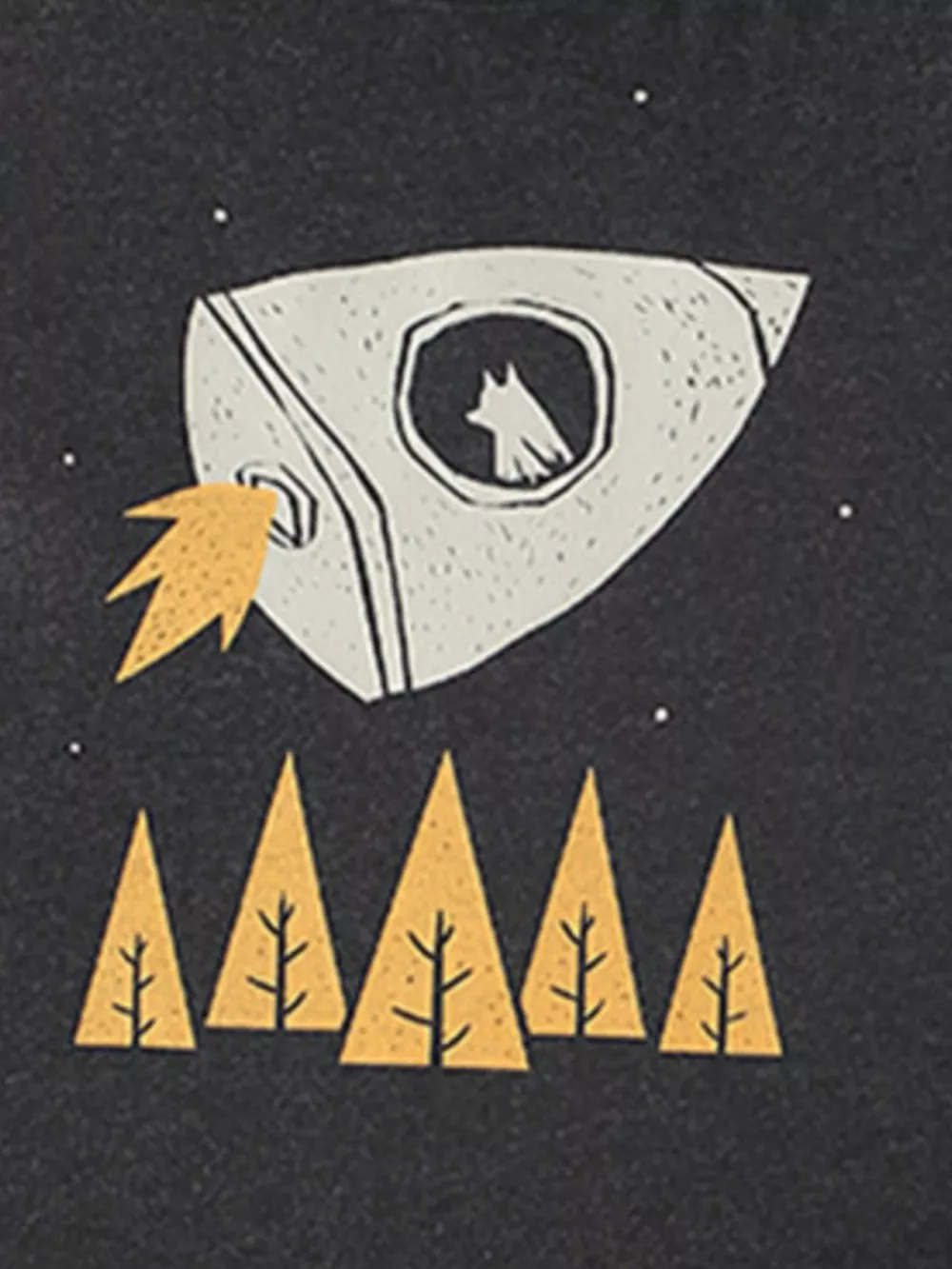Children's Rocket Graphic Casual T-Shirt, image 3