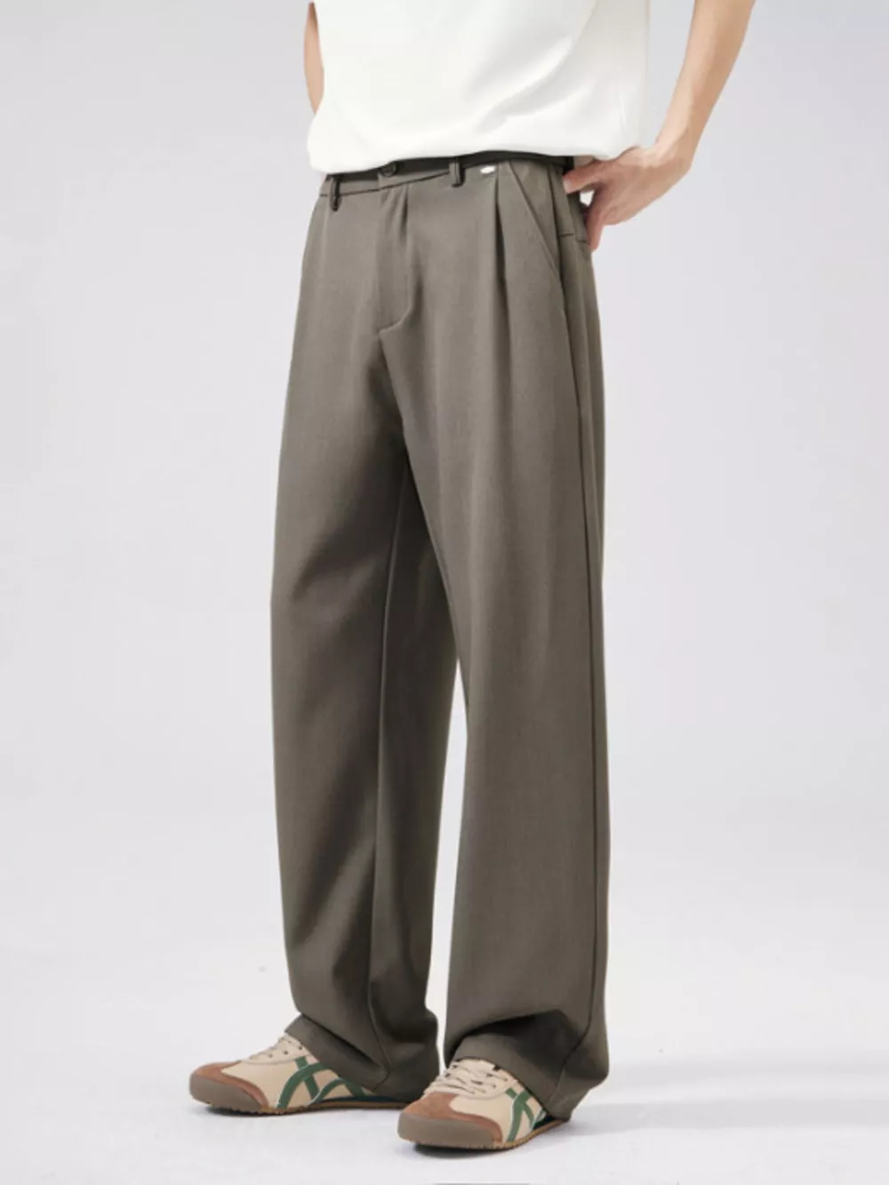 Men's Full Size Wide Leg Pants Plus Size, image 2