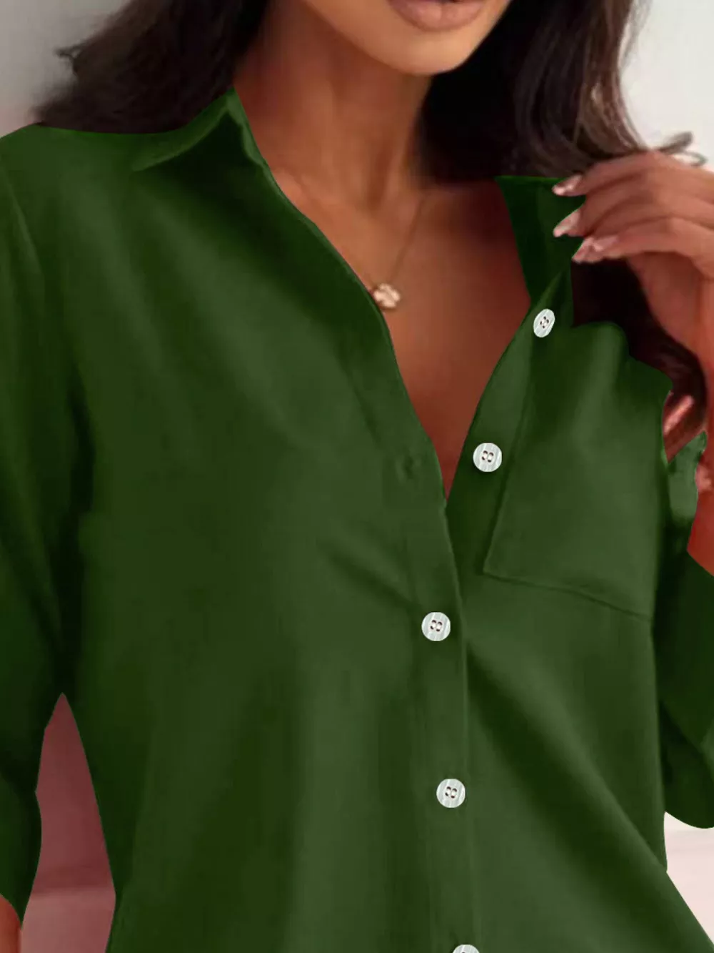 Button-Down Roll-Up Sleeve Shirt, image 8