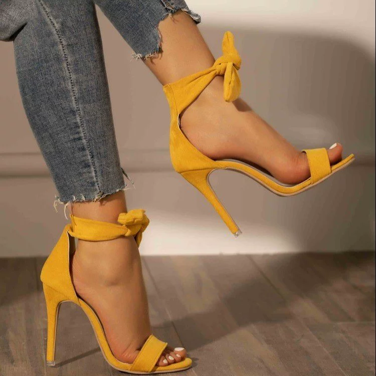 Open Toe Stiletto Sandals, image 6