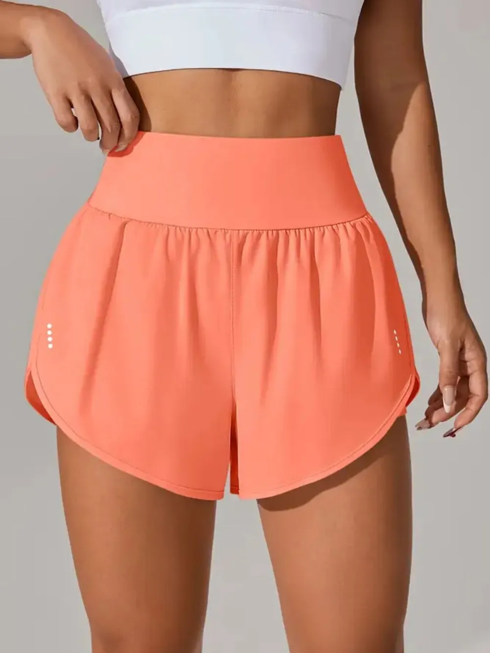 Pocketed High Waist Active Shorts, image 6