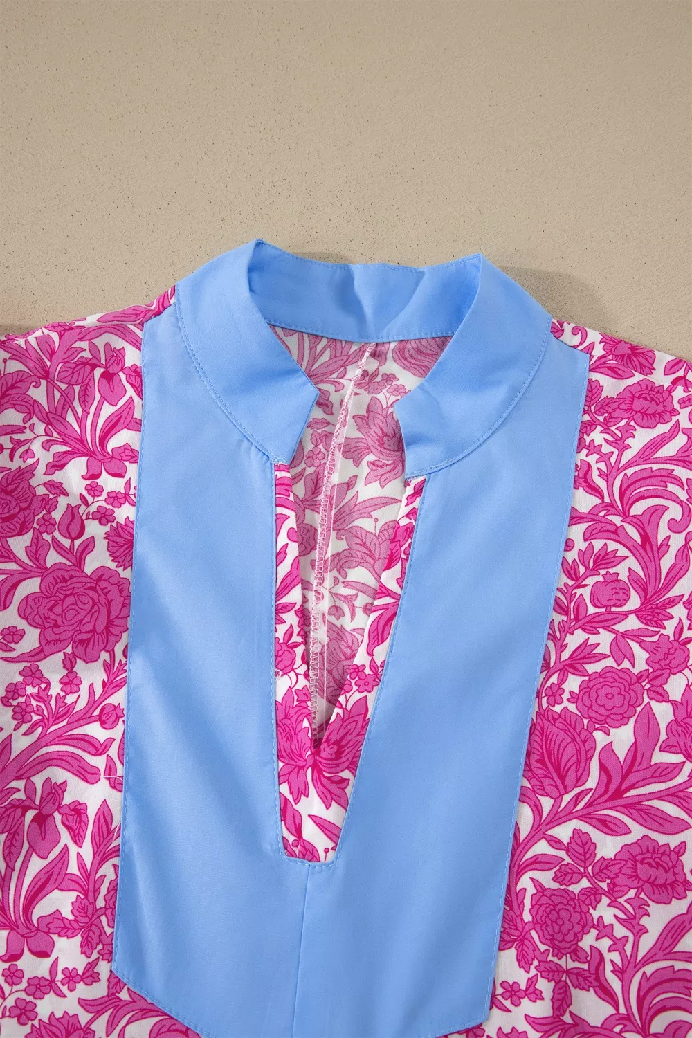 Floral Print Ruffle Cap Sleeve Dress, image 8
