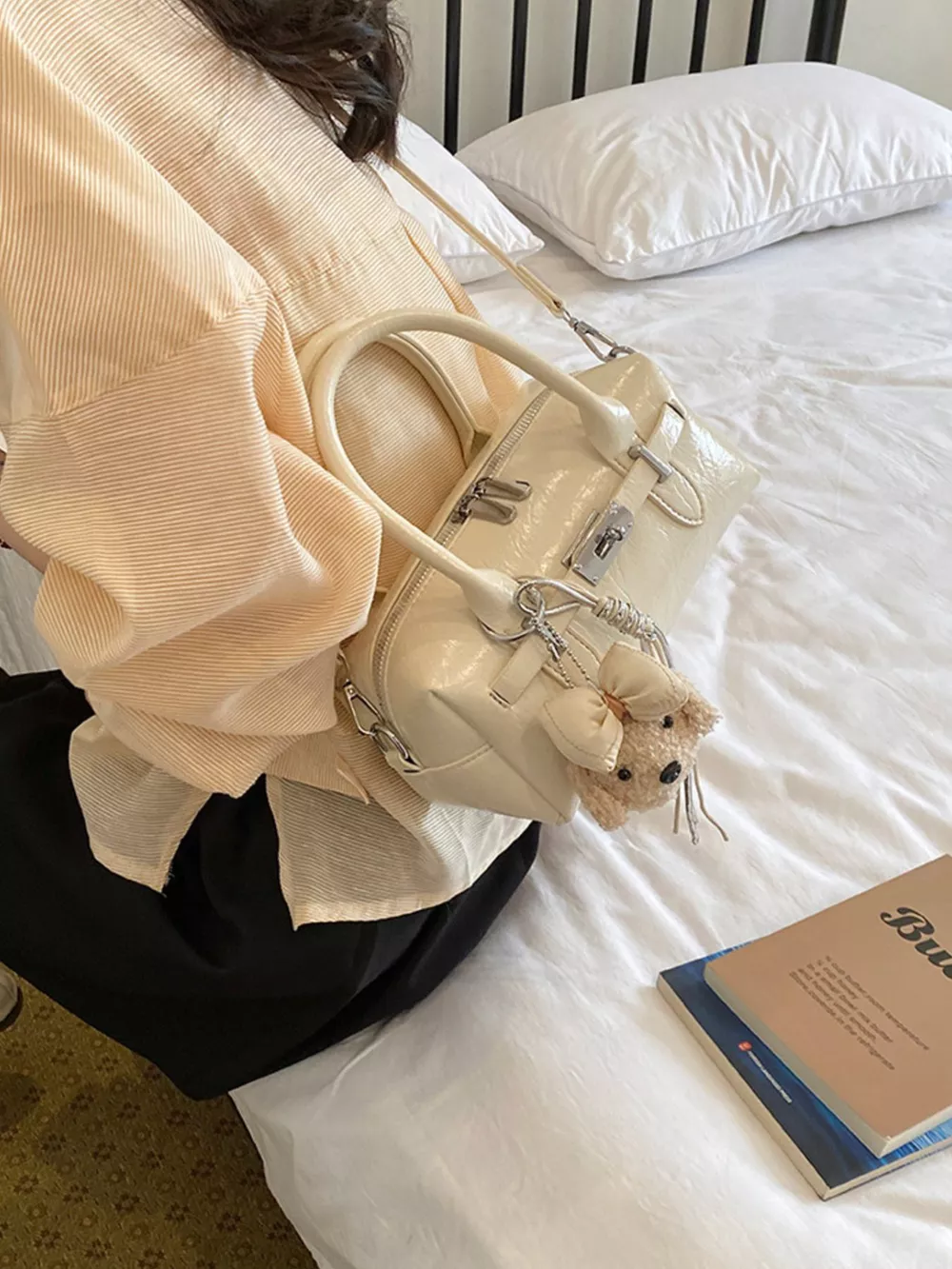 Top-Handle Shoulder Bag, image 9