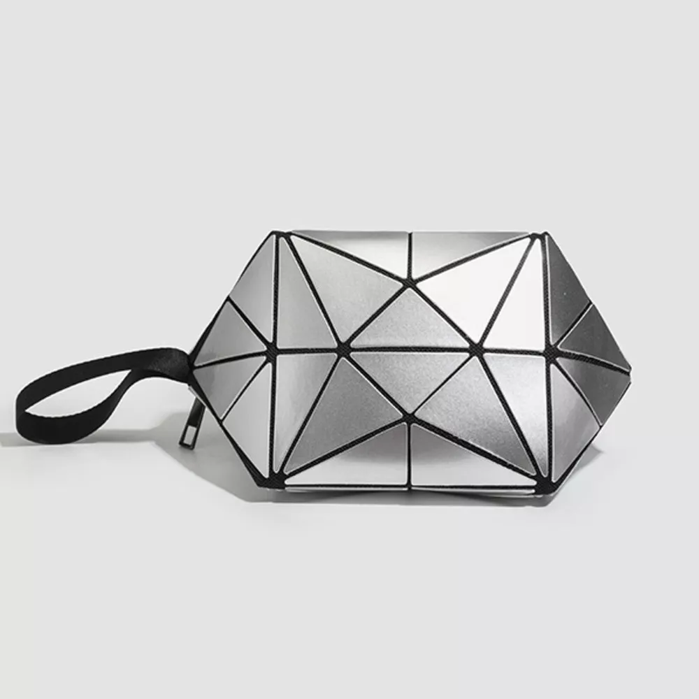 Geometric Leather Wristlet, image 2