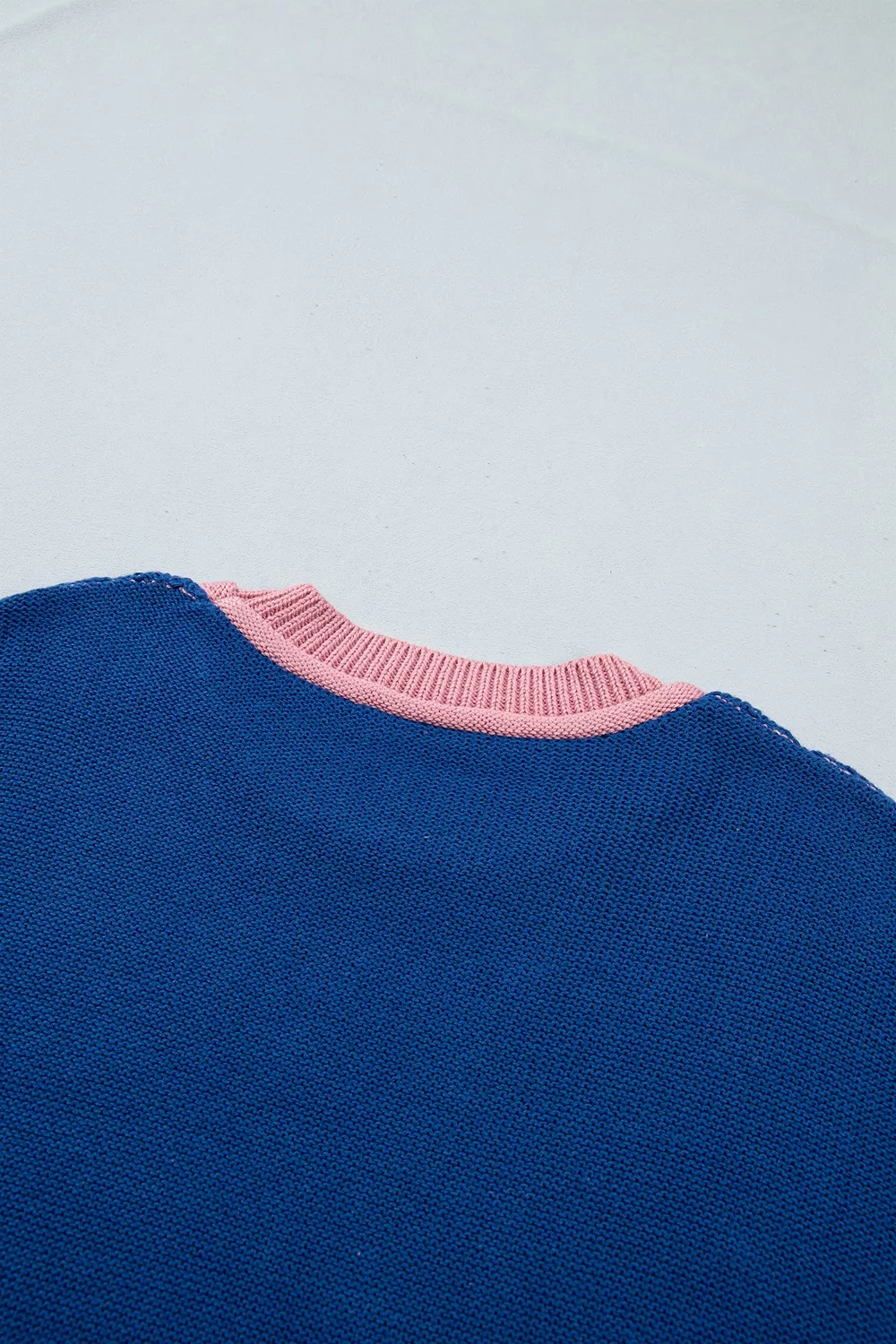 Multicolour Western Colorblock Patchwork Striped Long Sleeve Sweater, image 10