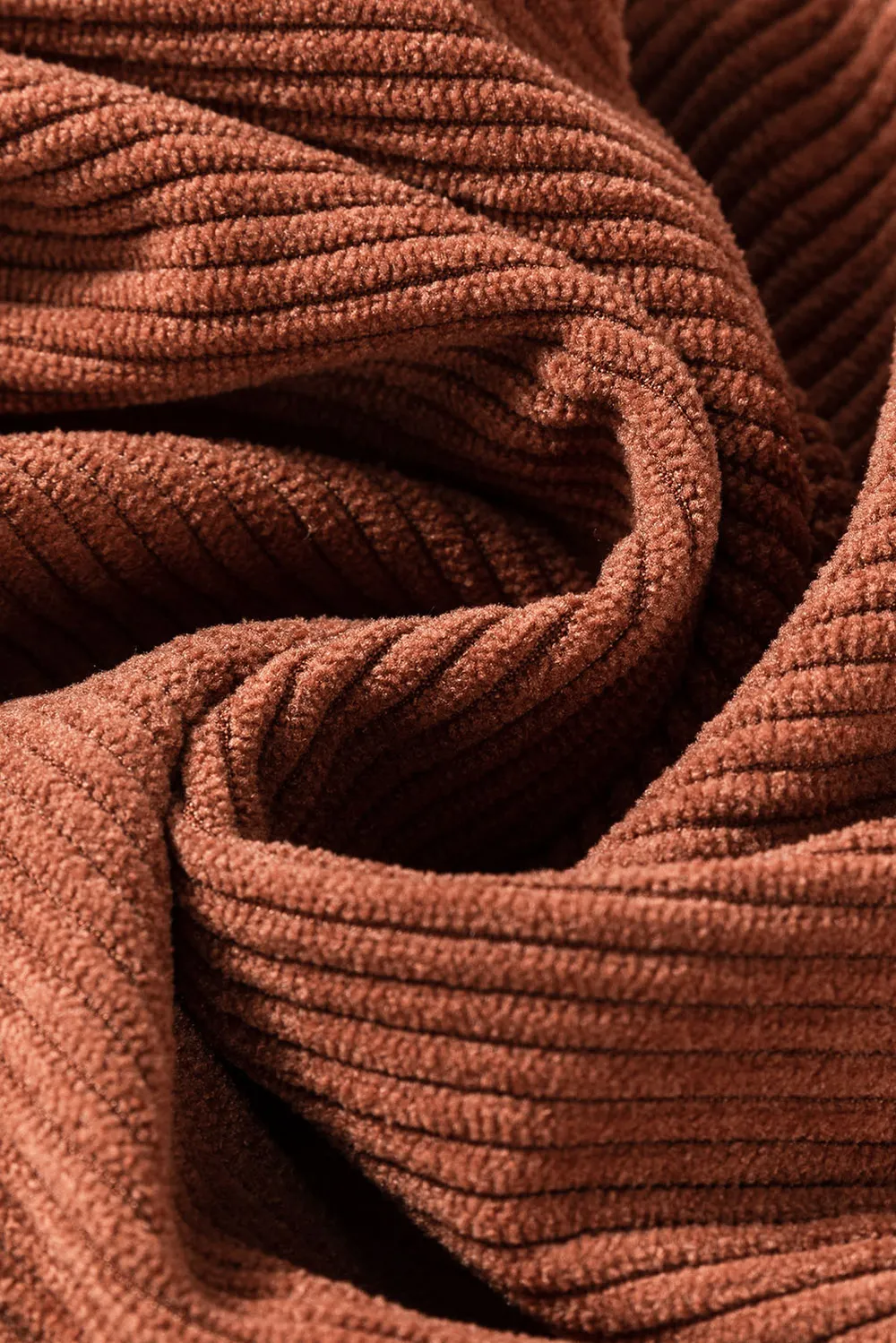 High Waist Square Pockets Corduroy Pants, image 5