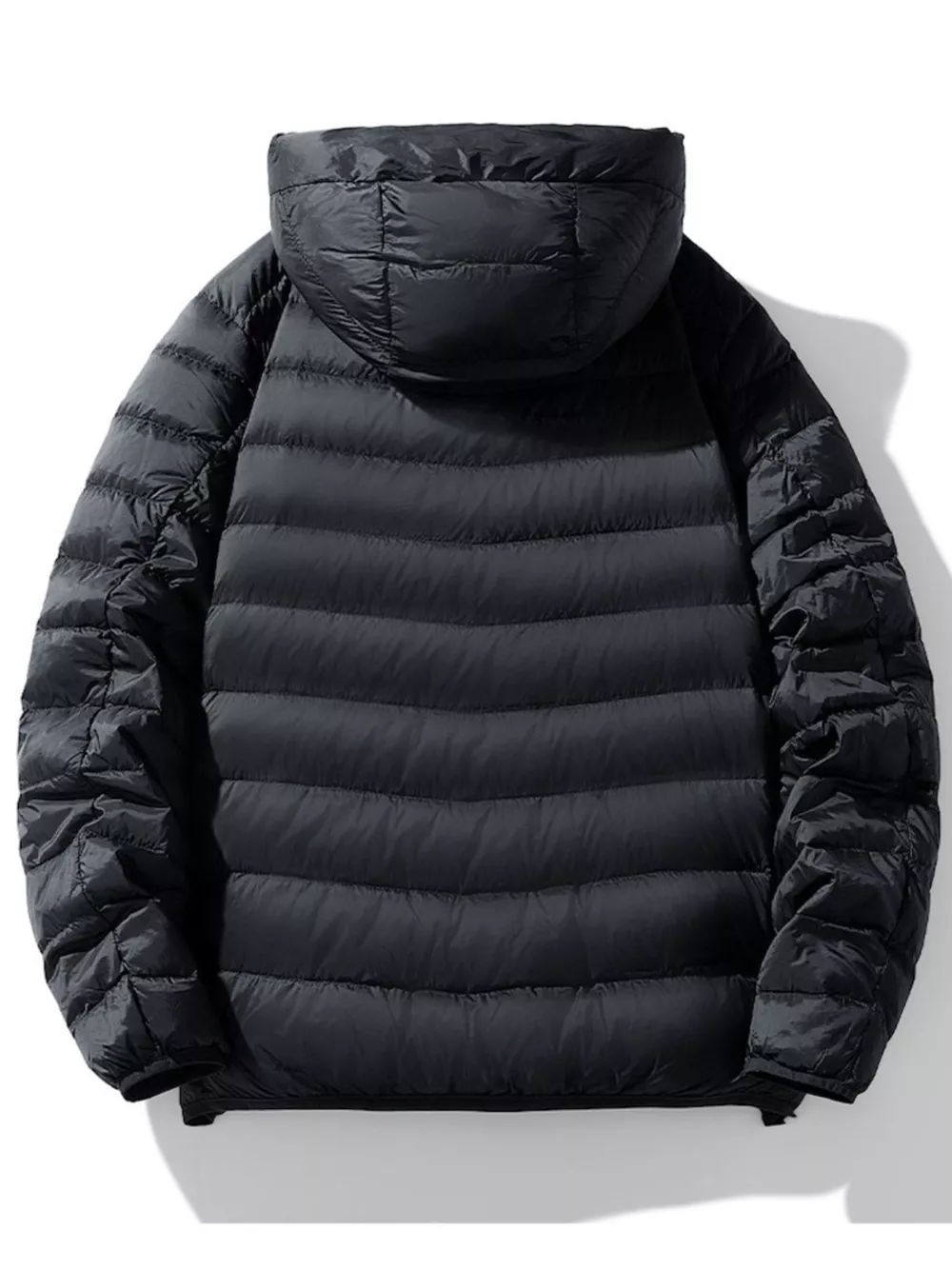 Men's Lightweight Zip Up Hooded Jacket, image 3