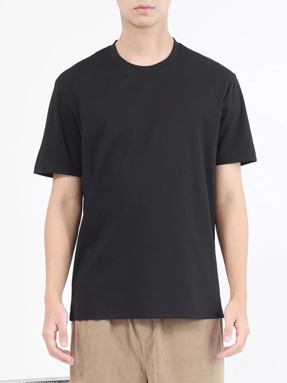 Men's Plus Size Classic Crew Neck T-Shirt, image 13