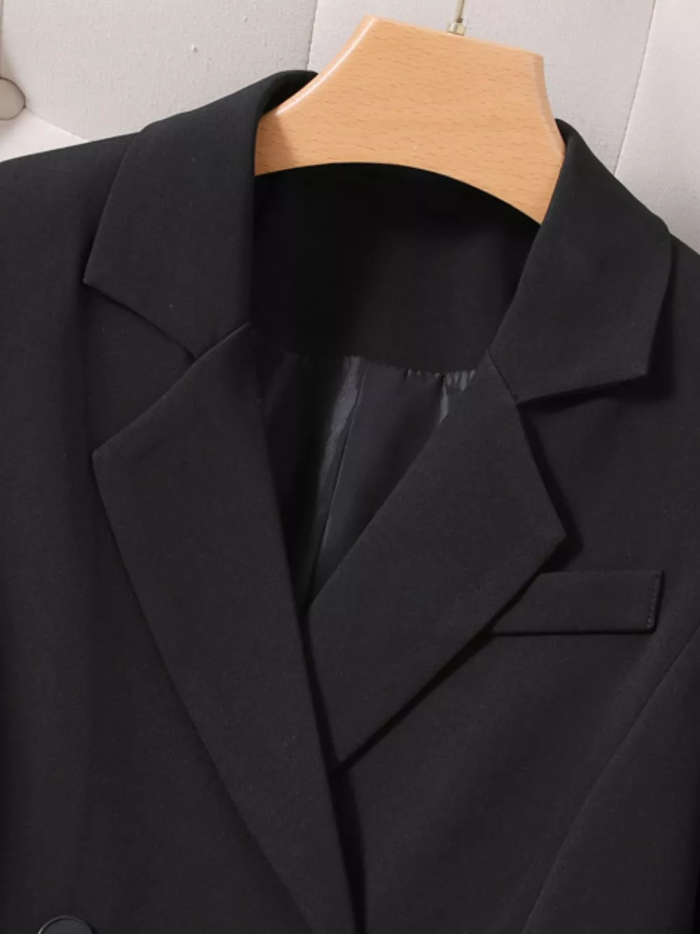 Plus Size Asymmetrical Pleated Blazer Dress, image 4