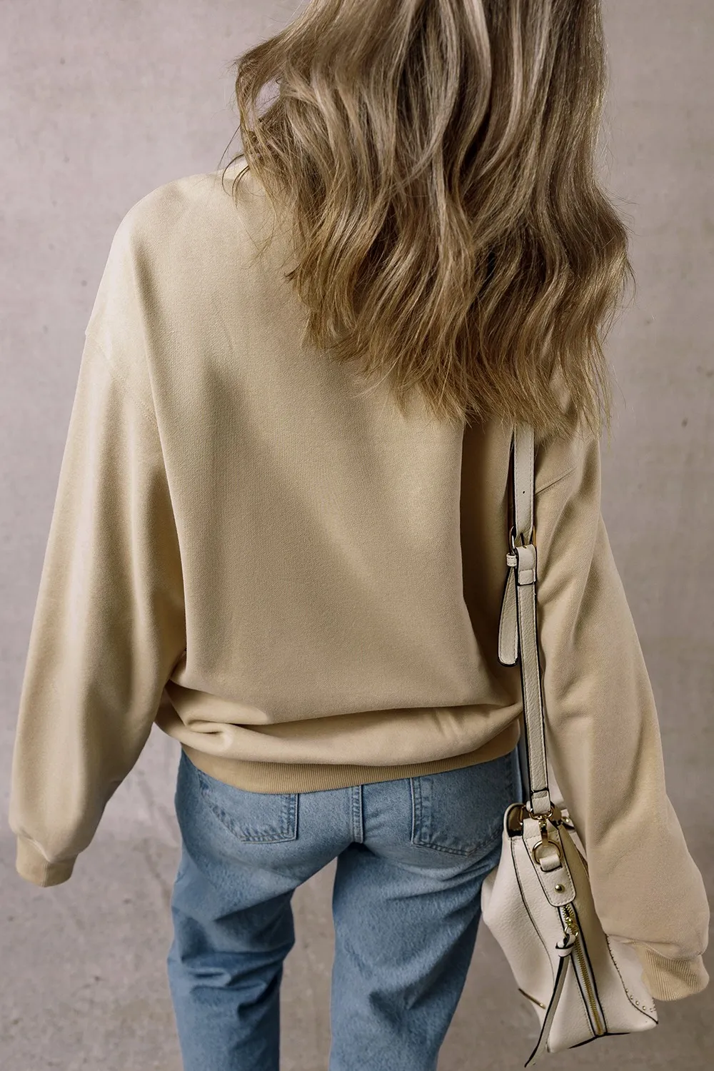Round Neck Long Sleeve Sweatshirt, image 4