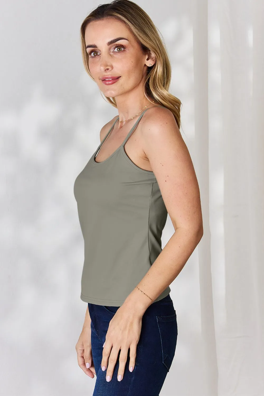 Full Size Round Neck Slim Cami Plus Size, image 8