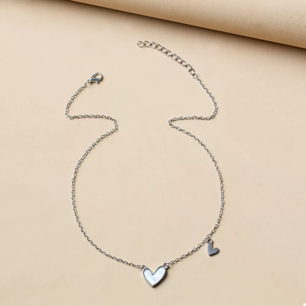 Alloy Heart Pendant Necklace, image 2