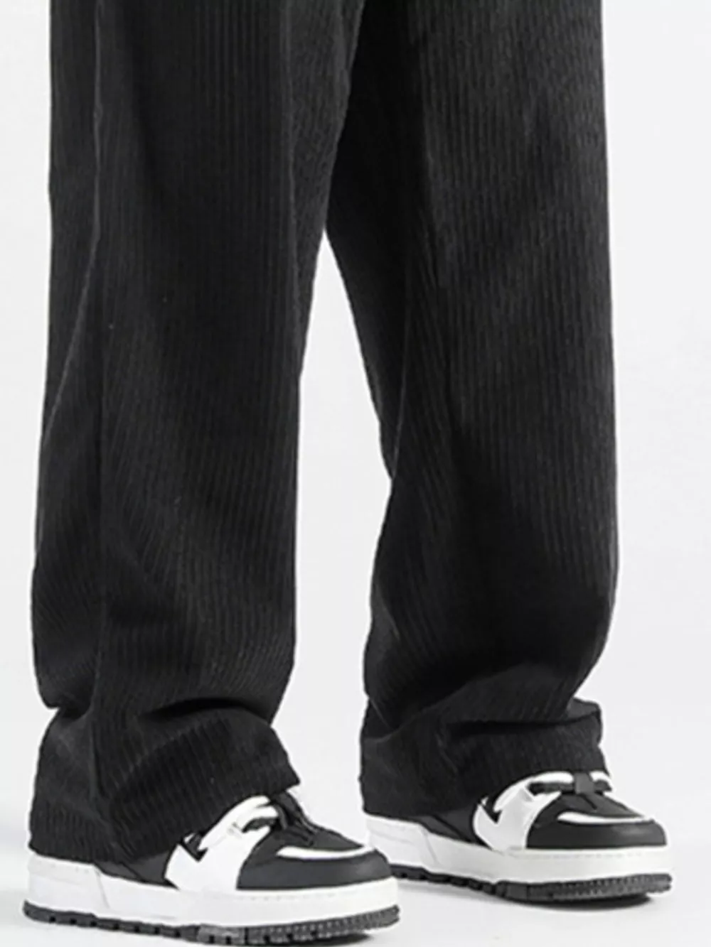 Men's Plus Size Casual Drawstring Wide Leg Pants, image 7