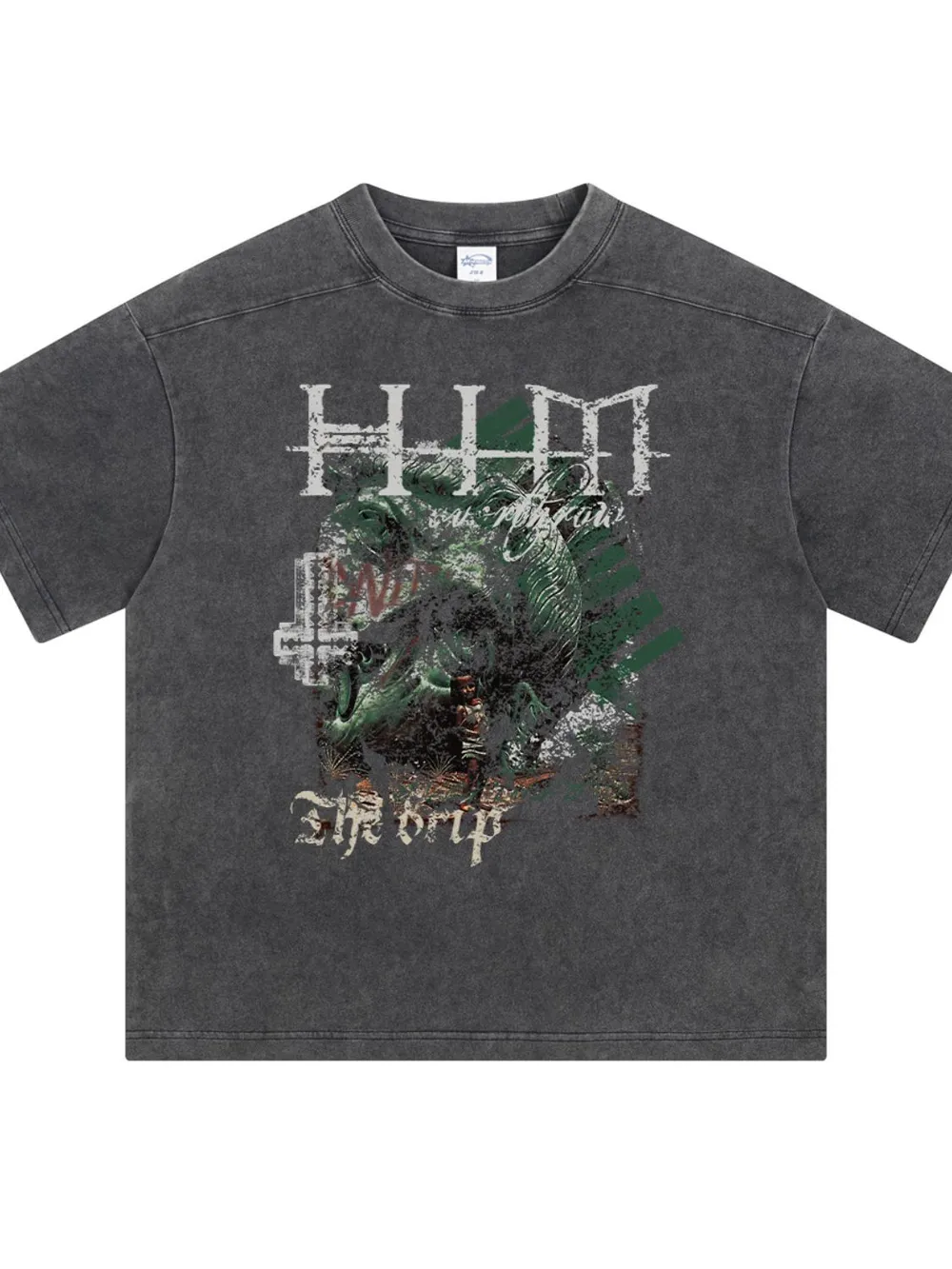 Men's Graphic Round Neck Half Sleeve T-Shirt, image 6