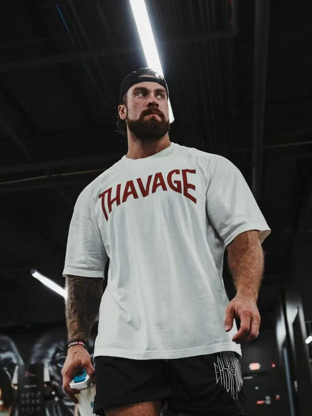 Men's Plus Size Round Neck Half Sleeve T-Shirt, image 2