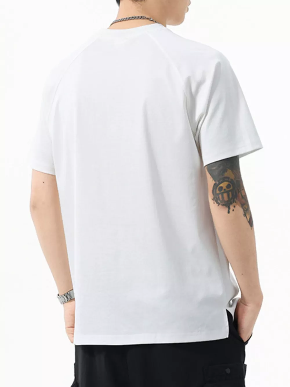 Men's Full Size Round Neck Short Sleeve T-Shirt Plus Size, image 2