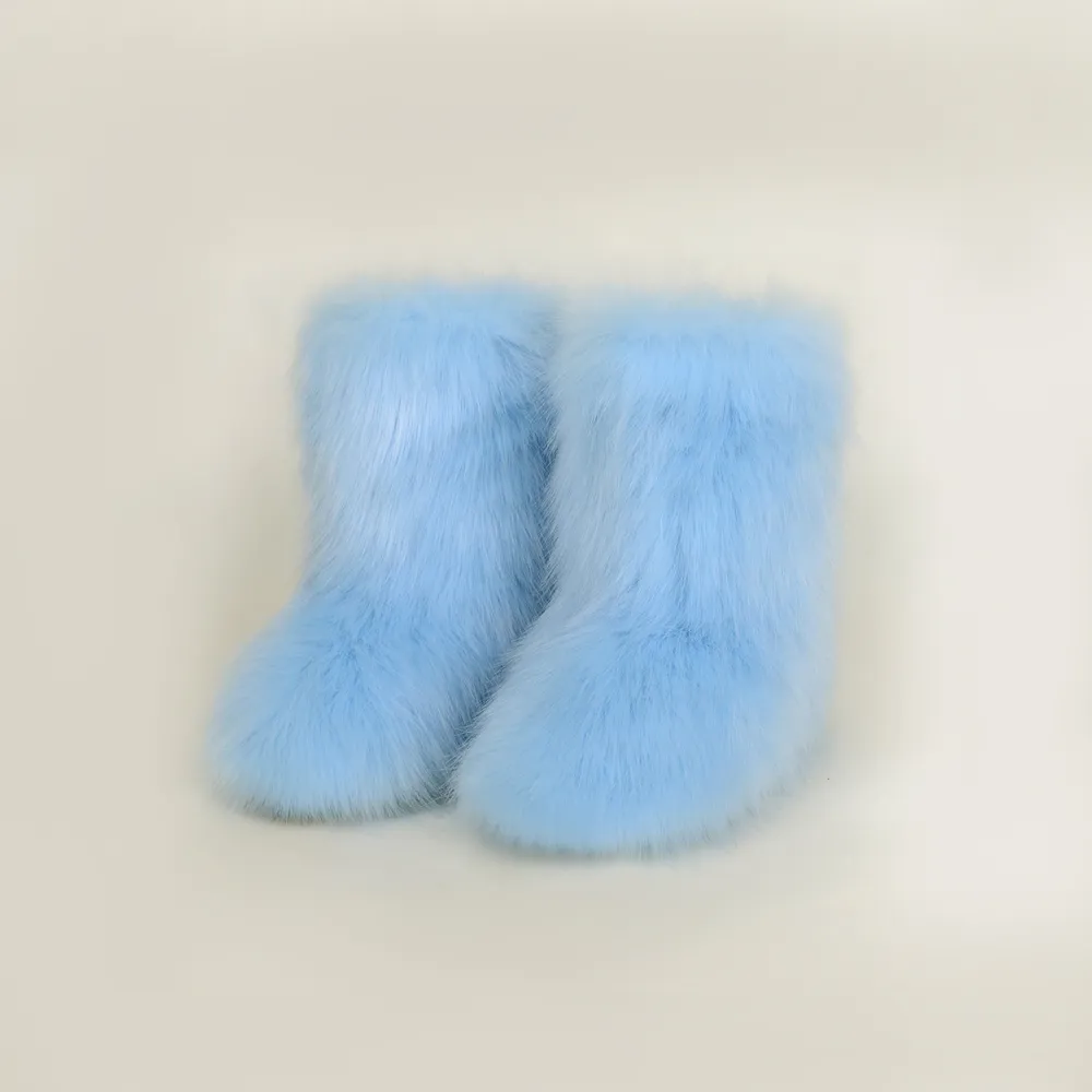 Thermal Fuzzy Platform Boots, image 7