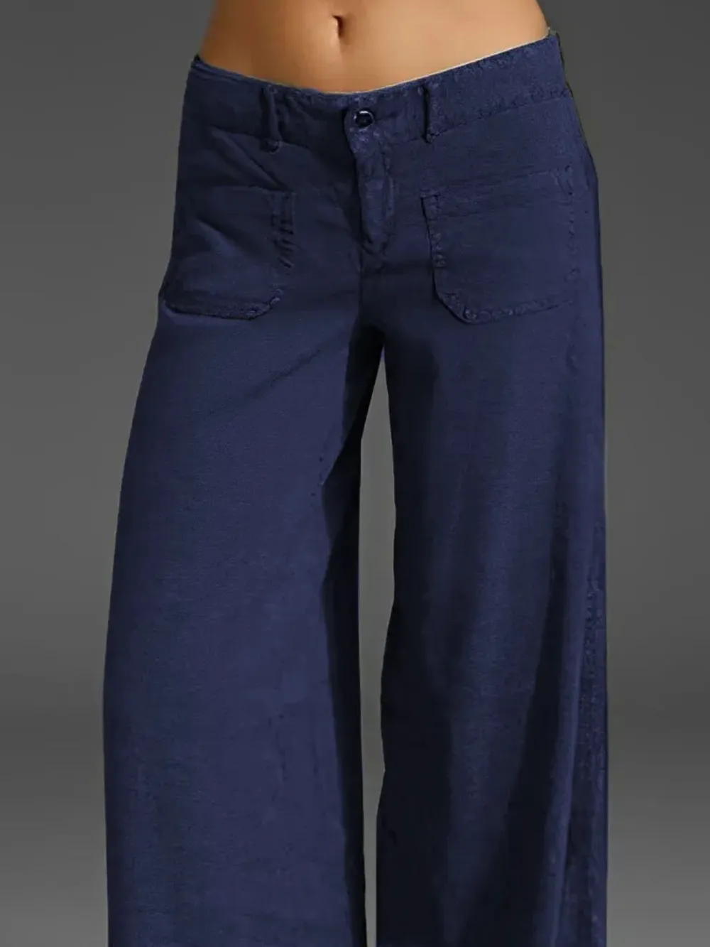 Full Size Wide Leg Pants with Pockets Plus Size, image 5