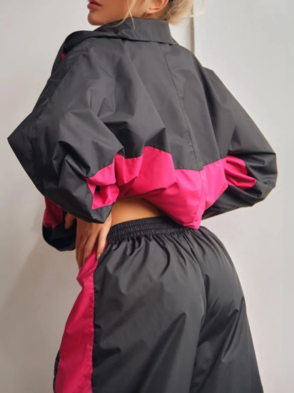 Zip Up Long Sleeve Top and Pants Set, image 14